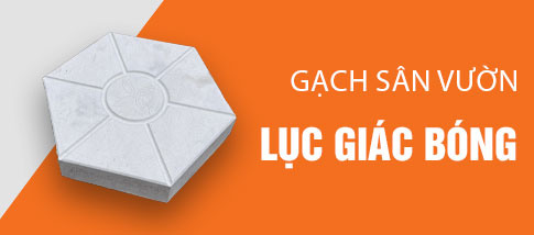 Gạch sân vườn lục giác bóng